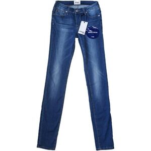 NWT Hudson Girls Size 16 XL Dolly Skinny Stretchy Blue Denim Jeans Pants
